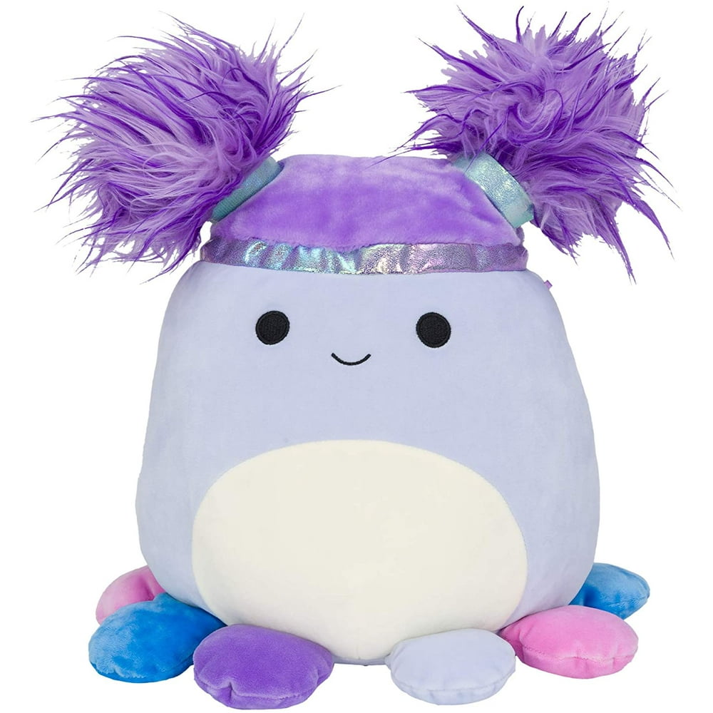 Squishmallow Squish Doos 8 inch Beula the Octopus with Purple Hair