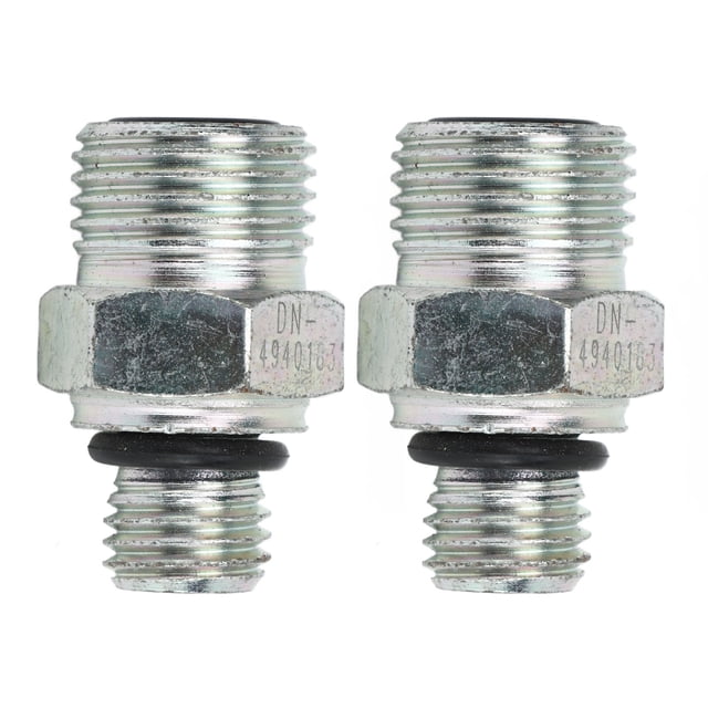 Connecteurs Joints, 2pcs Turbo Huile Alimentation Turbo Huile Ligne d'Alimentation Montage Robuste et Résistant