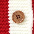 thumbnail image 3 of Winter Jumpsuits for Baby Girls Newborn Knitted Sets With Hood Infants Winter Solid Color Romper Sweater Suits (Red 0 Months), 3 of 5