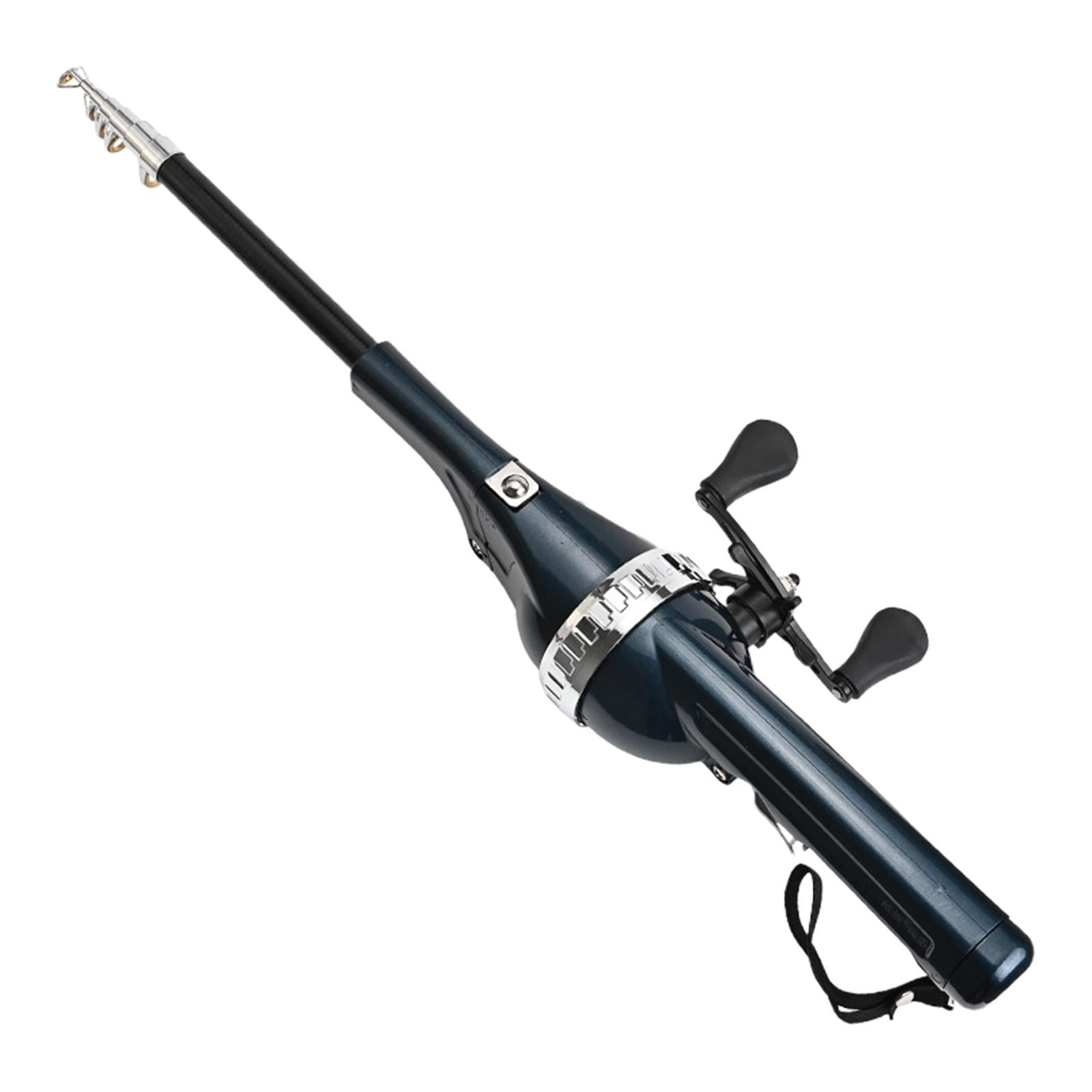 figatia Fishing Rod Reel Combos Telescopic Fishing Pole Fishing Accessory Folded Fishing Rod Rod for Trout Carp Freshwater