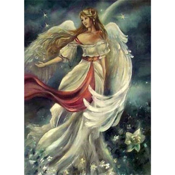 Pintura de diamante (DB0605) 5D DIY Alas de ángel Cuadrado 45x60cm Hugtrwg Para estrenar