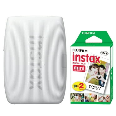 FUJIFILM INSTAX MINI LINK 3 Smartphone Printer Clay White   20 Film Sheets
