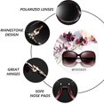 thumbnail image 5 of FEISEDY Women Oversized Polarized Sunglasses Ladies Large Shades Classic Fox Sunglasses B2730, 5 of 12