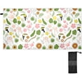 thumbnail image 2 of Dreamtimes Tropical Lamingo Toucan Beach Towel Quick Dry Absorbent Bath Towels Sandproof Lightweight Towel for Gym Yoga Sports Swimming- 30x60in, 2 of 7