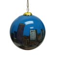 thumbnail image 2 of Baltimore Maryland City Skyline Reverse Painted Glass Ball Christmas Ornament, 2 of 2