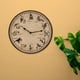 thumbnail image 1 of Reloj de pared al aire libre Baoblaze estilo Vintage para exteriores Relojes silenciosos, 1 of 8