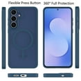 thumbnail image 3 of Galaxy S25 FE 5G Case,Magnetic Phone Case with MagSafe for Samsung Galaxy S25 FE 6.7",Takfox [Frosted] Shockproof Case Matte Hard Plastic & Silicone Rubber Full Body Bumper Protection Cover,Blue, 3 of 10
