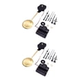 thumbnail image 2 of Kearding Clock Movement Set Anti-Rust Solid Metal Kit Household Shaft Replacement DIY Repairing Crafts Replacing Parts Pendulum 31.00*8.00*7.00 cm 2piezas, 2 of 6