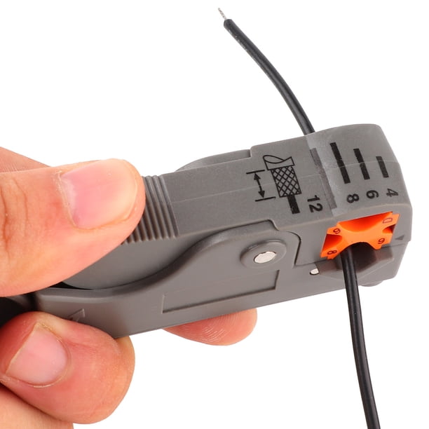 Mini cuchillo pelador de cables portátil, alicates para crimpar cables, cortadores de cables, herramienta para pelar y crimpar