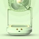 thumbnail image 2 of Ventilador Pequeño Plegable Montado en la Pared, Ventilador Eléctrico Pequeño Portátil de Escritorio para el Hogar, Ventilador Circulador de Aire Silencioso, Verde, 2 of 5