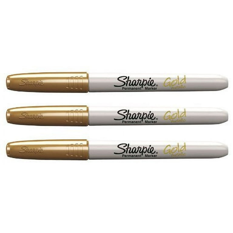 Sharpie Fine Tip Metallic Permanent Marker - Gold