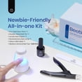 thumbnail image 2 of Set de extensiones de uñas de gel Nail Kit Beetles con lámpara LED UV, 2 of 9