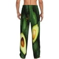 thumbnail image 3 of Balery Men'S Fresh Avocados Pants,Sleepwear Pants,Pajama Pants,Pj Bottoms Drawstring And Pockets-Small, 3 of 9