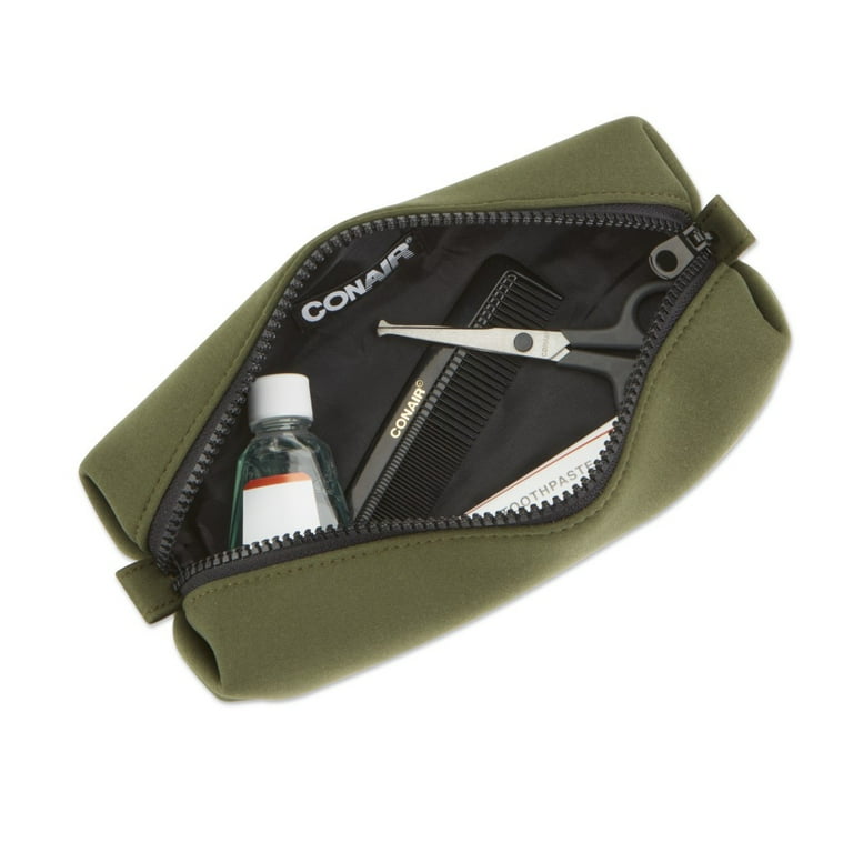 Conair Green Neoprene Small Toiletry Bag