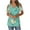 Green 02, variant on Women's Summer Trendy Tops Floral Printed Cold Shoulder Tunic Tee Shirt V Neck Short Sleeve Casual Blouses Beach Outfits (XL, Green 03)