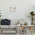thumbnail image 2 of Stupell Industries Abstract Overlapping Flower Sprigs Botanical & Floral Painting Gray Framed Art Print Wall Art, 2 of 7