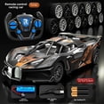 thumbnail image 1 of Mini Bugatti Électrique RC Orange : Jouet de Course à Grande Vitesse pour Garçons 7-14, Conception Durable Résistante aux Chocs, Télécommande à 4 Canaux pour Jeu Immersif – Améliore la Coordination Oeil-Main et Parent-Enfant, 1 of 6