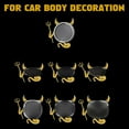 thumbnail image 4 of 3D PVC Devil Style Demon Sticker, Auto Car Emblem Decal Decoration Waterproof Self-Adhesive Car Logo Sticker Universal Fit (Gold), 4 of 18