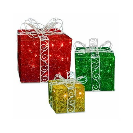 Df 100001 Led Gift Box Christmas Decoration Indoor Outdoor