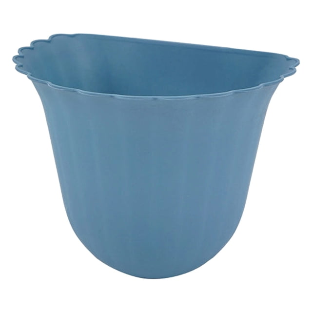 Wall Mounted Plastic Kitchen Trash Bin With Lid for Cabinet Doors and Bathroom Use