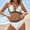 White, variant on UTSJKR Women Two Piece Swimsuits High Waisted Bikini Set Push up Halter Tummy Control Bathing Suit with Full Coverage Bottom Pink L