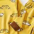 thumbnail image 6 of NOLDARES Kids Toddler Boy Pajamas Pj Set Long Sleeve Snug Fit Soft & Cozy Sleepwear Loungewear 2-Pack 6-12 Months 12-24 Months 2t 3t 4t 5t 6t 7t 8t 9t Children,Yellow,4-5 Y, 6 of 9