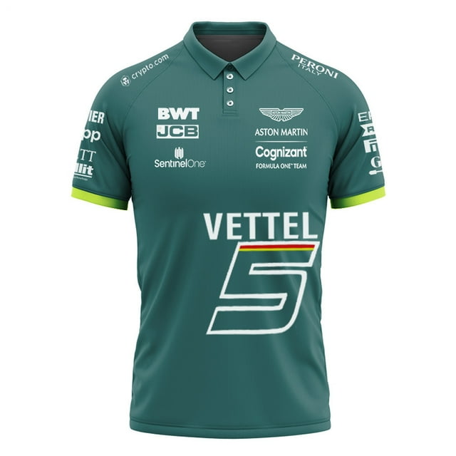 New F1 Racing Suit Red Bull Short Sleeve Top Polo Shirt Team Men-QIUPING