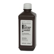 Henry Schein 3% Hydrogen Peroxide Solution, USP First Aid Antiseptic for Wounds and Cuts, 16 oz