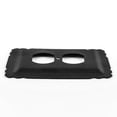 thumbnail image 4 of Renovators Supply 2Pcs Toggle Light Switch Wall Plate Cover Black Steel Outlet RSF, 4 of 7