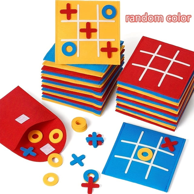 12pcs Mini Tic Tac Toe Board Game Toy - Party Supplies Party Favors for Kids and Family - Fun Indoor Game Night Activity, Birthday, Christmas, Halloween, Thanksgiving Day Gift Ideas for All Ages
