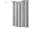 thumbnail image 1 of Cortina impermeable de 180x200cm para cuarto de baño, cortina para dormitorio (rejilla gris), 1 of 6