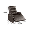 thumbnail image 2 of Reclinable Poundex manual color café, 2 of 3
