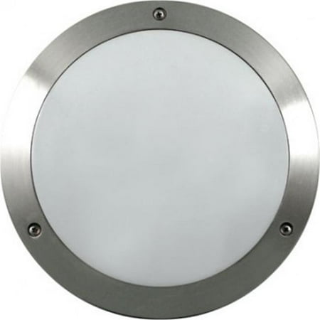 

9W & 120V LED Cast Aluminum Wall Fixture - Stainless Steel