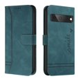 thumbnail image 1 of Étui Portefeuille en Pu Style Flip pour Google Pixel 7 avec Lanière, Fente Multi-Cartes, Protection Complète, Charme Rétro, Matériau Pu+tpu, 1 of 5