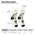 thumbnail image 2 of Xecao Horses Grazing On Meadow Pattern Sport Socks for Women and Men Crew Socks Sporty Calf Socks Casual Socks, 2 of 6