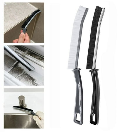 Cevemin 2 Pcs Gaps Cleaning Brush with Stiff Bristles – Multi-Purpose Cleaning Tool for Bathroom Tiles Kitchen Windows and Hard-to-Reach Areas Cevemin 2 Pcs Gaps Cleaning Brush with Stiff Bristles – Multi-Purpose Cleaning Tool for Bathroom Tiles Kitchen Windows and Hard-to-Reach Areas