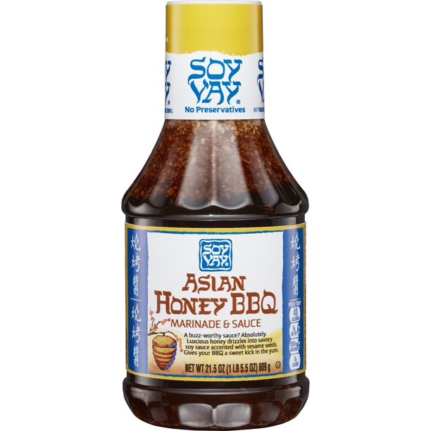 Soy Vay Marinade & Sauce, Asian Honey BBQ, 21.5 Ounces