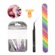 thumbnail image 4 of Kit de extensión de uñas, bolígrafo, lima de uñas, extensión de uñas, herramienta de Arte de uñas de fibra, naranja, 4 of 10