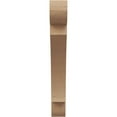 thumbnail image 2 of Ekena Millwork 3"W x 16"D x 22"H Olympic Rough Cedar Woodgrain TimberThane Knee Brace, Primed, 2 of 6