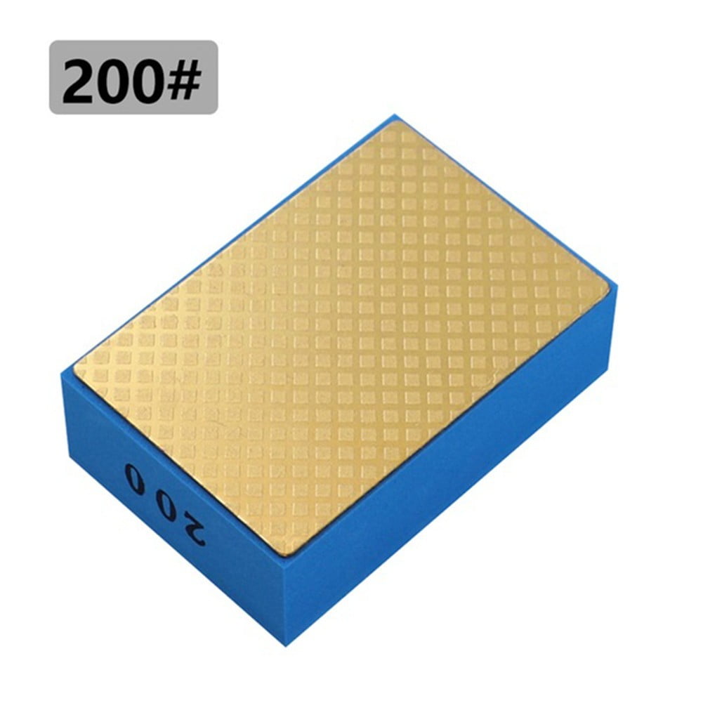 60#-400#Grit Diamond Fine Polishing Pad Block For Granite Marble Glass Grinding 