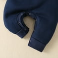 thumbnail image 6 of WOLLED Newborn Unisex Jumpsuits for 0-24 Months Button Bodysuit Spring Cozy Baby for Christmas Party Dress, 6 of 7