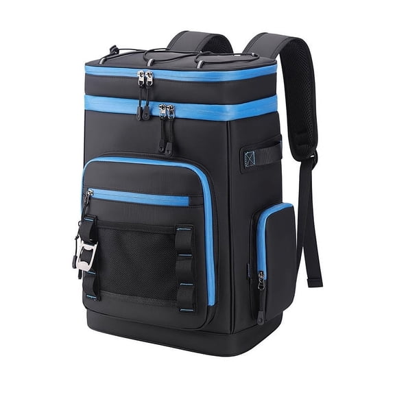SYMMEXA Insulated Cooler Backpack for Camping, Blue