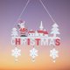thumbnail image 2 of XWSHYW Decoraciones para El Hogar Adornos Navideños Colgantes Navideños Hogar Restaurante Manualidades Navideñas de Madera Colgantes para Puertas Regalos Navideños, 2 of 2