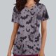 thumbnail image 2 of Tops Cortos para las Mujeres, Halloween Impreso en Cuello en V con Bolsillo, Moda Casual Manga Corta, 2 of 5
