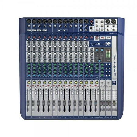 Soundcraft Signature 16 High-Performance 16-input Small Format Analog Mixer with Onboard