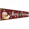 thumbnail image 4 of Pretty Comy Merry Christmas Banner Christmas Outdoor Banner Flag Decorations for Home Pulling Xmas Holidays Party Decor Supplies Style 3, 4 of 6