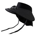 thumbnail image 4 of Solar Powered Wide Brim Outdoor Hat With Integrated Ventilation Fan for Summer Leisure Activities, 4 of 5
