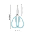 thumbnail image 2 of WZXPWT Stainless Steel Household Scissors, Multi-Purpose Office and Study Shears, Ergonomic Fabric and Thread Cutters, Precision DIY Small Scissors, 2 of 6