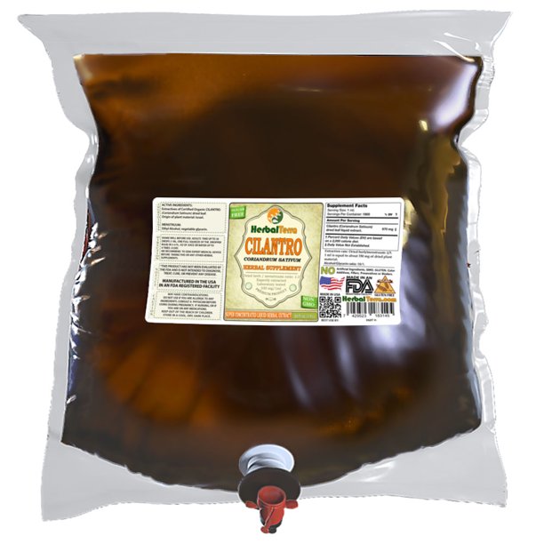 Cilantro (Coriandrum Sativum) Tincture, Organic Dried Leaves Liquid