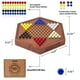 thumbnail image 5 of Juego de damas chinas AMEROUS de madera con almacenamiento, 60 canicas, 5 of 7